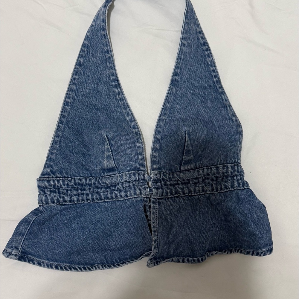 Princess Polly Denim Halter Tank Top